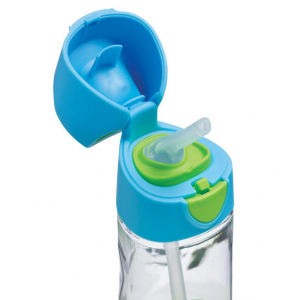 B.Box kulacs szívószállal 450ml kék-zöld (9353965004400)