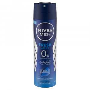 Nivea Fresh Active 0% Aluminium dezodor férfi 150 ml (9005800373331)