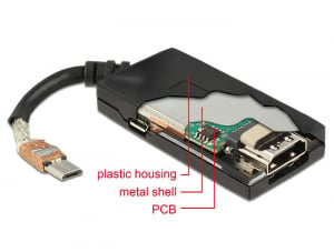 DeLock 65643 MHL USB Micro-B -> HDMI-A  adapter