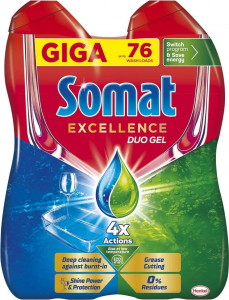 Somat Excellence Duo mosogatógép gél 76 adag, 1,37 liter (9000101819502)