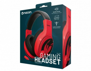 Nacon PCGH-120RED gaming headset piros