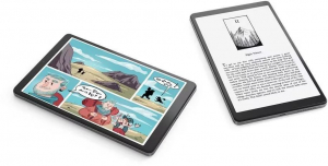 Lenovo Tab M8 (4th Gen 2024) (TB301XU) Tablet  PC 8" 3/32GB WiFi + 4G/LTE Android szürke + átlátszó tok + fólia (ZAD10002GR)
