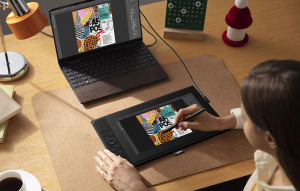Ugee UE12 Plus grafikus tablet kijelzővel (0850052635237)