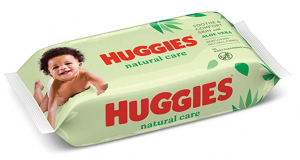 Huggies Natural Care with Aloe Vera törlőkendő 56 db (5029053550152)