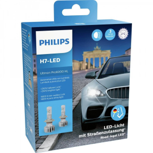 Philips Ultinon Pro6000 H7 15 W 12 V LED fényforrás (11972U6000X2)