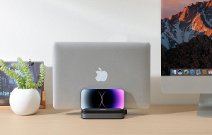 Joyroom JR-ZS374 f&uuml;ggőleges laptop &aacute;llv&aacute;ny fekete