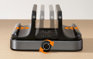 Joyroom JR-ZS374 f&uuml;ggőleges laptop &aacute;llv&aacute;ny fekete