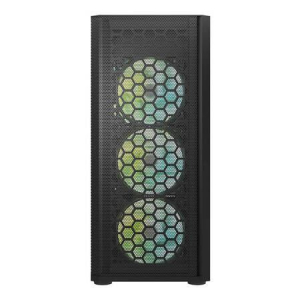 Darkflash DK360 számítógépház + 3db ARGB hűtőventilátor fekete