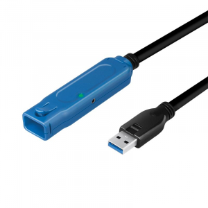 LogiLink USB 3.2 Gen1 USB-A/M - USB-A/F erős&iacute;tő k&aacute;bel 30m (UA0401)