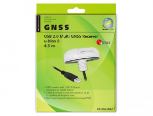 Navilock NL-8022MU USB 2.0 Multi GNSS Receiver u-blox 8 4.5m (62532)