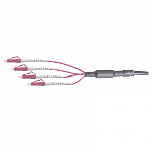 LogiLink Fiber trunk kábel U-DQ(ZN)BH, 4 cores multimode OM4, 100 m, LC/UPC - LC/UPC (FT1U100)