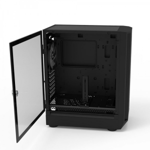 Zalman i6 Black táp nélküli ablakos ház fekete