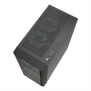 Darkflash DK360 számítógépház + 3db ARGB hűtőventilátor fekete