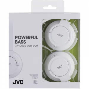 JVC HA-S180-W fejhallgató fehér (30mm-es hangszóró neodimium mágnessel!!!)