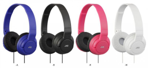 JVC HA-S180-W fejhallgató fehér (30mm-es hangszóró neodimium mágnessel!!!)