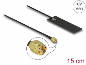Delock WLAN WiFi 6 802.11 ac/ax/a/h/b/g/n antenna (12649)