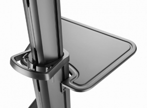 Gembird TVS-70T-02 kerekes TV állvány 37"-70" fekete