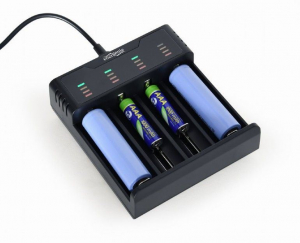 Gembird BC-USB-02 Ni-MH + Li-ion akkumulátor töltő (BC-USB-02)