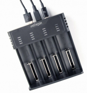 Gembird BC-USB-02 Ni-MH + Li-ion akkumulátor töltő (BC-USB-02)