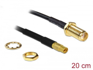 Delock SMA jack > MMCX jack csatlakoz&oacute; 20cm (88579)
