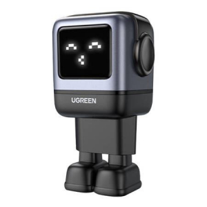 Ugreen Nexode RG 2xUSB-C + USB-A hálózati töltő (Robot GaN) 65W (25685B)