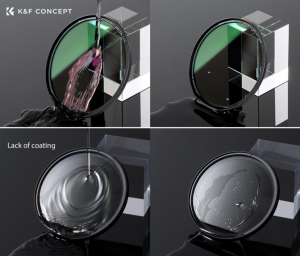 K&F Concept m&aacute;gneses adapter + MCUV + CPL + ND1000 szűrő 49mm (KF-1619)