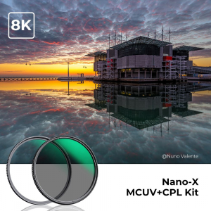 K&F Concept NANO-X series MCUV + CPL szűrő + f&eacute;m objekt&iacute;vsapka 72mm (KF-1664)