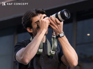 K&F Concept lapos nyakp&aacute;nt gyorskiold&oacute; csattal z&ouml;ld (KF-13-115V3)