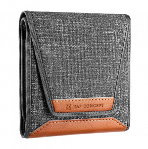 K&F Concept szűrőtart&oacute; tok 3db szűrő sz&aacute;m&aacute;ra 37-62mm (KF-13-139)