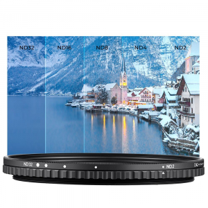 K&F Concept Nano-X Vario ND 2-32 szűrő 43mm + 3db t&ouml;rlőkendő (KF-01-1164V1)