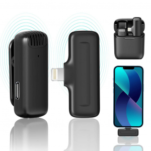 Ulanzi J11 iOS vezeték nélküli mikrofon szett fekete (UL-3133)