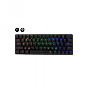 White Shark W029932 Premium KAIKEN-B/R-US vezeték nélküli mechanikus gamer billentyűzet fekete (WS GK-003111B/R-US)