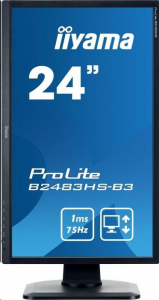 24" iiyama ProLite B2483HS-B3 monitor fekete - felújított!