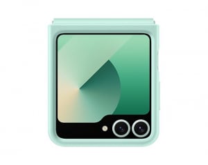 Samsung Galaxy Z Flip6 veg&aacute;n bőrtok mentasz&iacute;nű (EF-VF741PMEGWW)