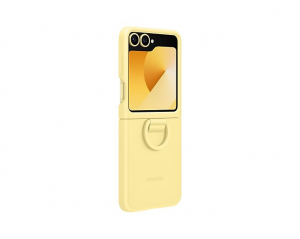 Samsung Galaxy Z Flip6 szilikon tok gyűrűvel sárga (EF-PF741TYEGWW)