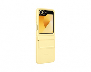 Samsung Galaxy Z Flip6 vegán bőrtok sárga (EF-VF741PYEGWW)