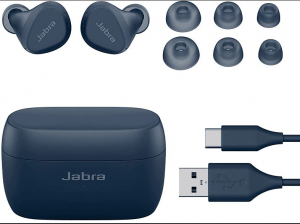 Jabra Elite 4 Active TWS Bluetooth fülhallgató sötétkék (100-99180001-60)