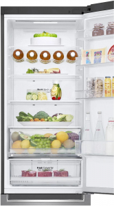 LG GBB62PZFGN alulfagyasztós hűtőszekrény ezüst