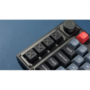 Keychron Lemokey L3 vezeték nélküli angol Gateron Jupiter Red mechanikus billentyűzet fekete (L3-M1-UK)