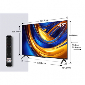TCL 43P655 43" 4K UHD Smart LED TV