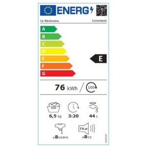 LG F2J3WSBWE elöltöltős mosógép fehér