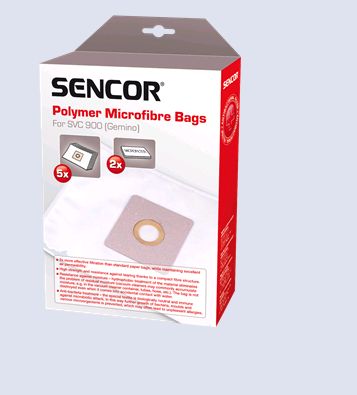 Sencor Papírzsák SVC 900 porszívóhoz (5 db)