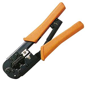 WIRETEK Krimpelő fogó 6P+8P (LK-4018D)