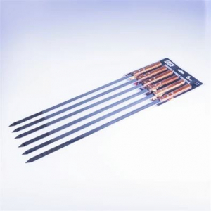 TOO 58cm-es fa nyelű, kard alakú nyárs 6db (KT-395)