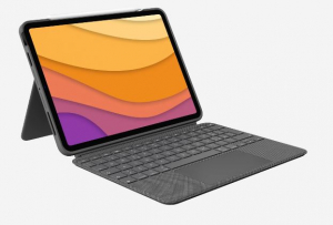 Logitech Combo Touch iPad Air 13-inch (M2) US Nemzetközi billentyűzetes tok oxfordi szürke (920-012618)