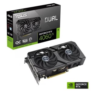 ASUS GeForce RTX 4060 Ti 16GB Dual EVO OC Edition videokártya (DUAL-RTX4060TI-O16G-EVO)