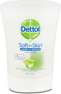 Dettol folyékony szappan utántöltő Aloe Vera és E-vitamin 250ml (19988)