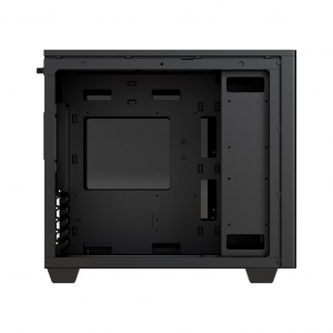 FSP CST360B táp nélküli ablakos M-ATX ház fekete