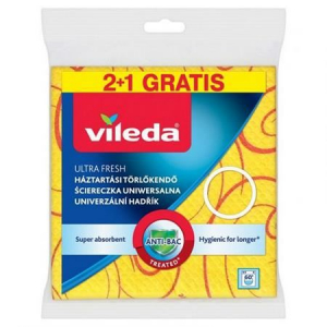 Vileda F144826 t&ouml;rlőkendő 30% mikrosz&aacute;llal  2+1db