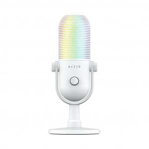 Razer Seiren V3 Chroma asztali talpas mikrofon feh&eacute;r (RZ19-05060200-R3M1)